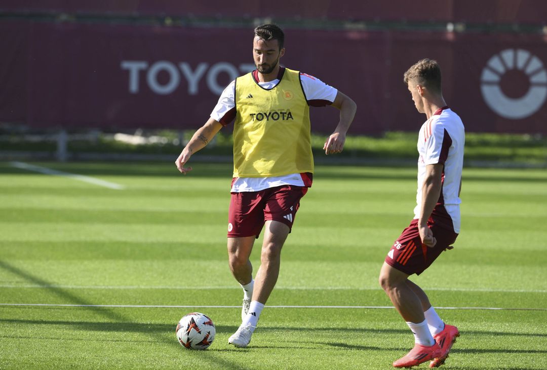 Roma, l’allenamento a Trigoria a tre giorni dall’Europa League – FOTO GALLERY - immagine 11