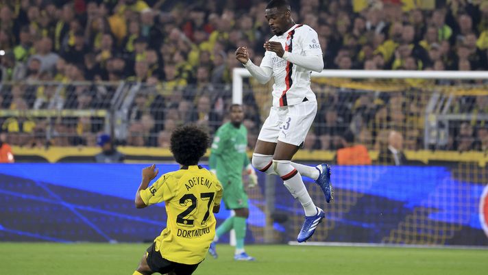 Borussia Dortmund-Milan Champions League 2023-2024 Adeyemi Tomori