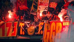 Messina, cori nella Sud contro il Catania: multa per il club