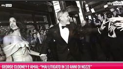 VIDEO / Clooney e Amal: “Mai litigato in 10 anni di nozze”