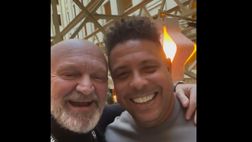 VIDEO / Inter, Pucci incontra il Fenomeno e parte il coro nerazzurro