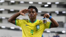 Endrick, Il talento del Real Madrid segna nel Brasile e festeggia…con la foto della sua ragazza