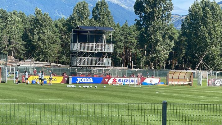 L’allenamento mattutino a Prato allo Stelvio: Zapata non lavora in gruppo - immagine 1