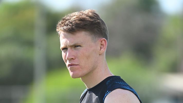 NAPLES, ITALY - SEPTEMBER 10: Scott Mctominay of Napoli on September 10, 2024 in Naples, Italy. (Photo by SSC NAPOLI/SSC NAPOLI via Getty Images) De Core: “McTominay è uno dei centrocampisti più forti arrivati in Italia” - immagine 1