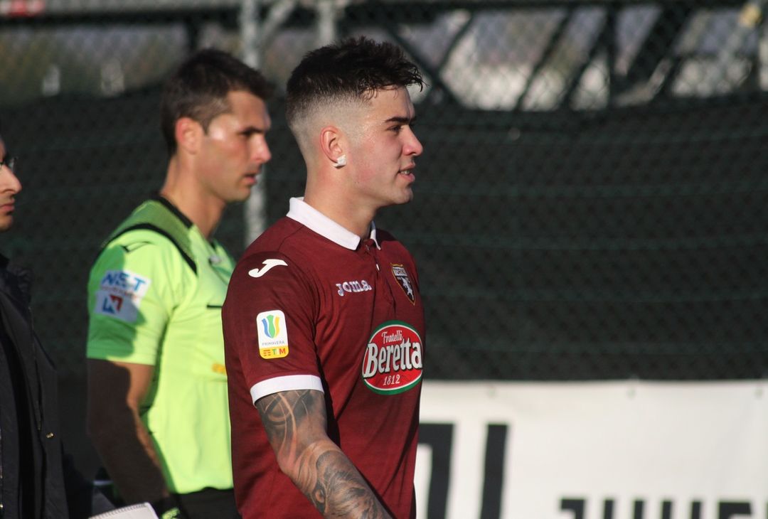 Marcos Lopez Torino Primavera nel derby con la Juventus