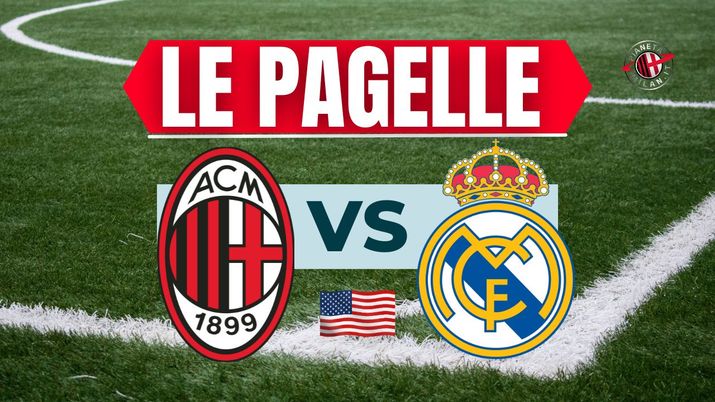 Pagelle amichevole Milan-Real Madrid Soccer Champions Tour 2024 USA