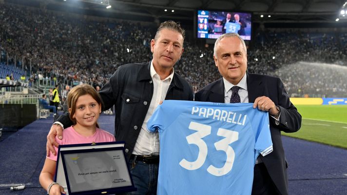 Lotito e la famiglia di Paparelli Lotito e la famiglia di Paparelli