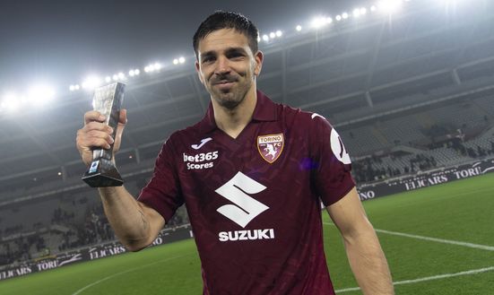 Giovanni Simeone viene premiato come MVP di Torino-Lazio (Serie A, 1° marzo)