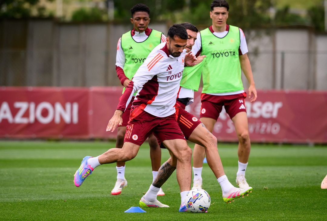 Trigoria, l’allenamento a tre giorni da Inter-Roma – FOTO GALLERY - immagine 9