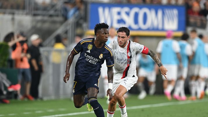 Davide Calabria AC Milan amichevole Real Madrid-Milan 3-2 precampionato 2023-2024