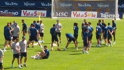 GALLERY Dimaro day 4, Conte cura la fase difensiva: fitto colloquio con due centrali