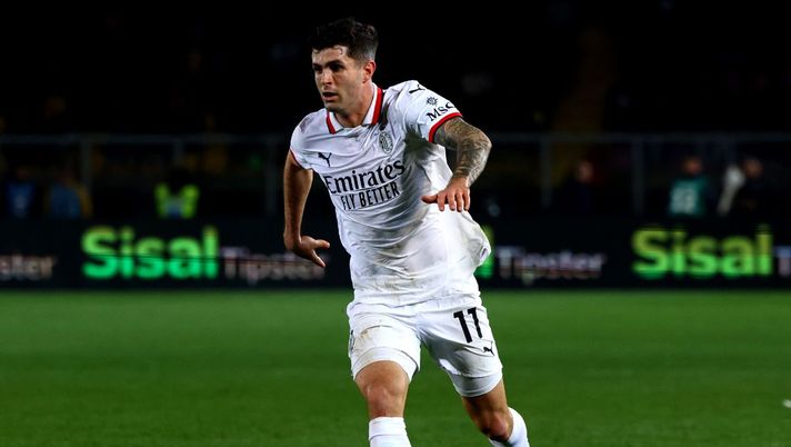 Christian Pulisic AC Milan Lecce-Milan 2-3 Serie A 2024-2025