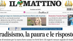 PRIMA PAGINA IL MATTINO OGGI: “La svolta di Conte: sono italiani 6 giocatori su 11”