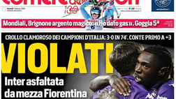 PRIMA PAGINA CORRIERE DELLO SPORT OGGI: “Napoli, grazie Kean”