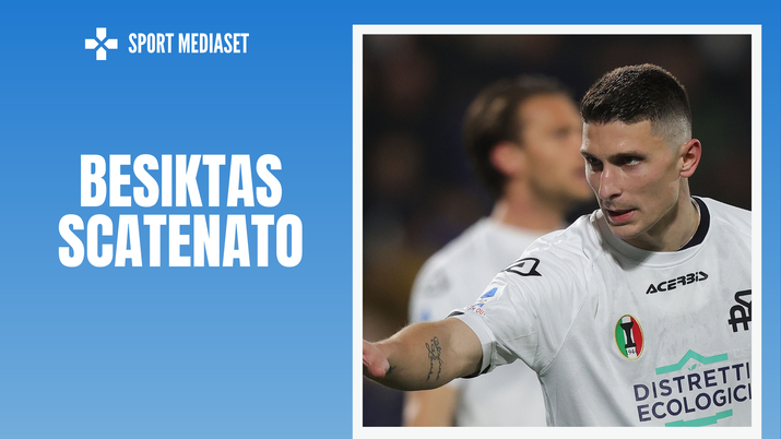 Mattia Caldara, difensore del Milan. Qui con la maglia dello Spezia (getty images)