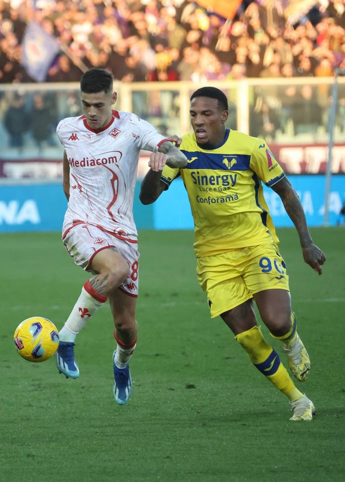 GERMOGLI PH: 17 DICEMBRE 2023 FIRENZE STADIO ARTEMIO FRANCHI CAMPIONATO SERIE A FIORENTINA VS VERNONA NELLA FOTO QUARTA Dal Viola Park: Bonaventura migliora, Quarta ok ma parte dietro- immagine 2