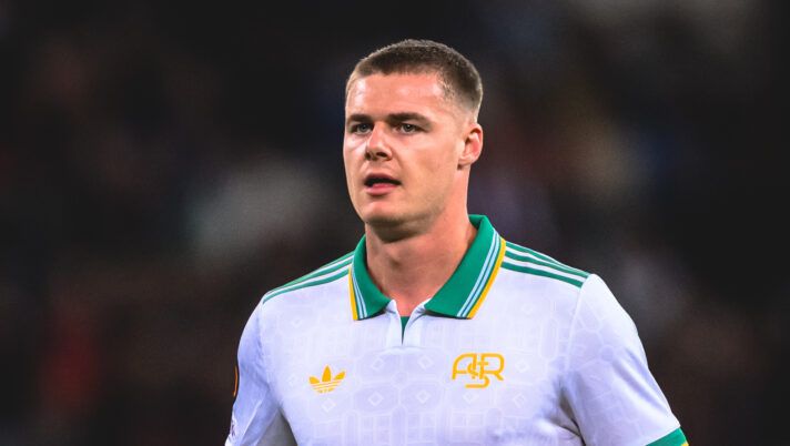 NICE, FRANCE - SEPTEMBER 24: Evan Ferguson of AS Roma during the UEFA Europa League 2025/26 League Phase MD1 match between OGC Nice and AS Roma at Grand Stade de Nice on September 24, 2025 in Nice, France. (Photo by Fabio Rossi/AS Roma via Getty Images) Roma, il punto sulla situazione di Ferguson. Zirkzee rimane obiettivo: le ultime - immagine 1
