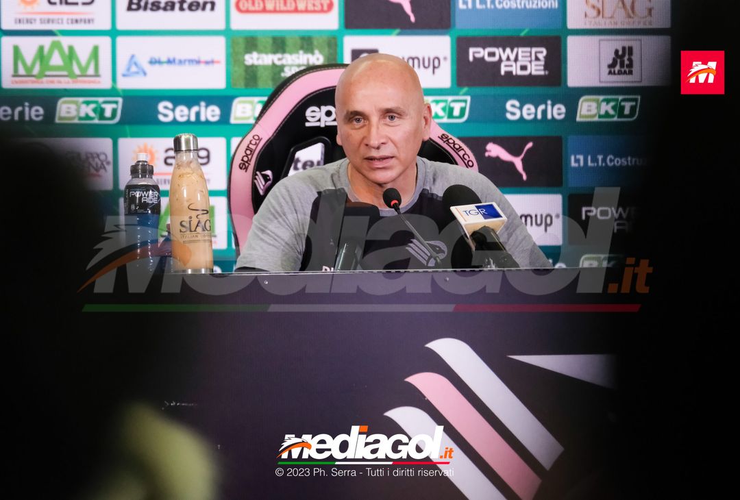 FOTO PALERMO, verso il Parma: la conferenza stampa di Eugenio Corini (GALLERY)- immagine 1