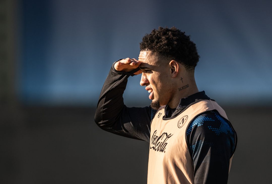 GALLERY Okafor, primo allenamento con la maglia del Napoli: tutte le foto - immagine 9