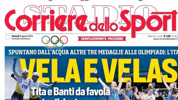 PRIMA PAGINA CORRIERE DELLO SPORT OGGI: “Napoli: Lukaku con Osi!” - immagine 1