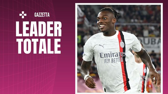 Rafael Leao AC Milan Roma-Milan 1-2 Serie A 2023-2024