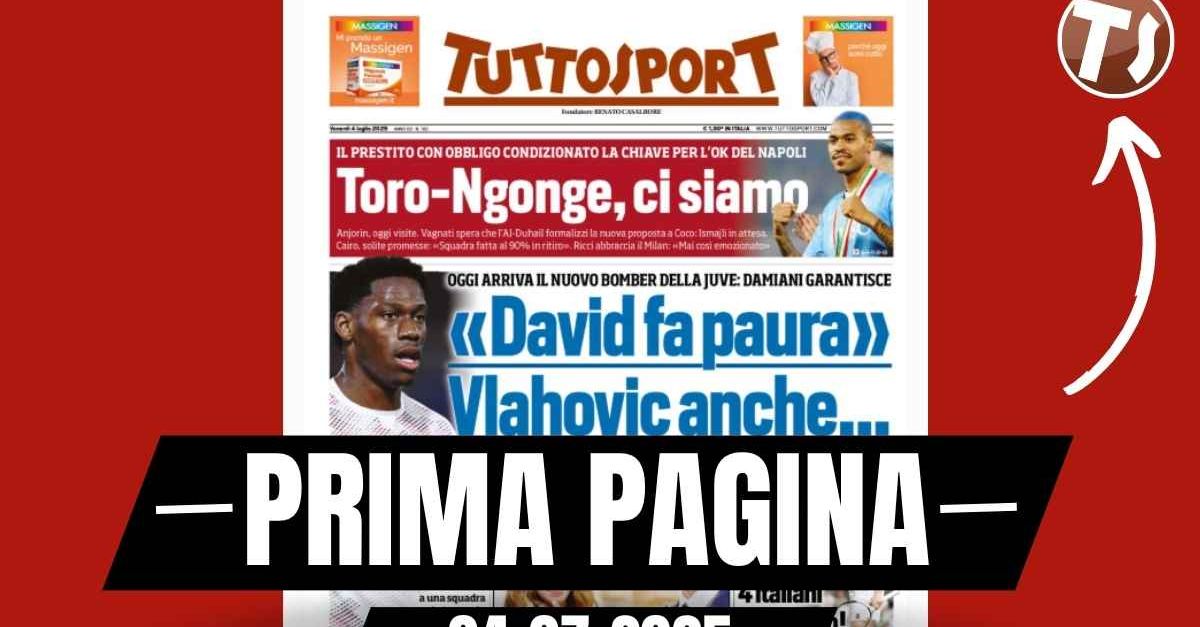 Prima pagina Tuttosport: mercato e lo shock Diogo Jota Prima pagina Tuttosport: mercato e lo shock Diogo Jota