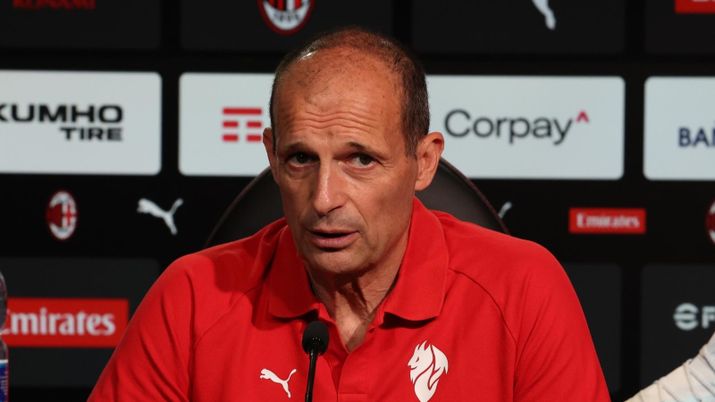 Le parole di Allegri su Cardinale | AC Milan News e ultime notizie (Credits Getty Images) Massimiliano Allegri, allenatore Milan