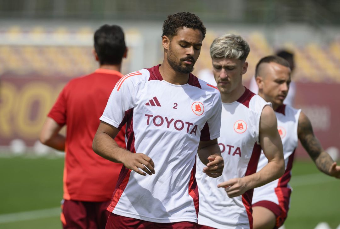 Trigoria, l’allenamento a tre giorni dalla gara con il Torino – FOTO GALLERY - immagine 30