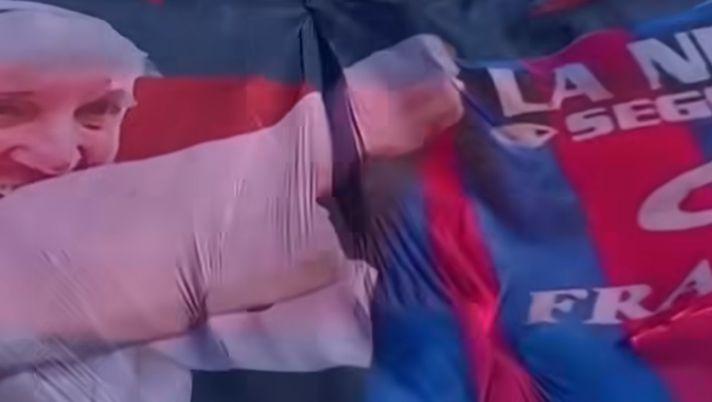 VIDEO Papa Francesco, il toccante tributo del San Lorenzo: la coreografia e i cori - immagine 1