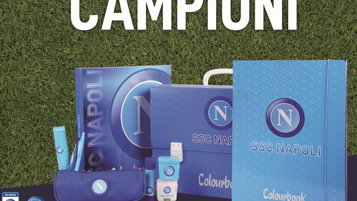 Colourbook scende in campo col Napoli: nuova linea dedicata ai campioni - immagine 1