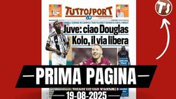 Prima pagina Tuttosport: “Juve, ciao Douglas Luiz. Kolo Muani, via libera”