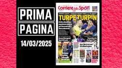 Prima pagina Corriere dello Sport: “Turpe Turpin: Roma eliminata”