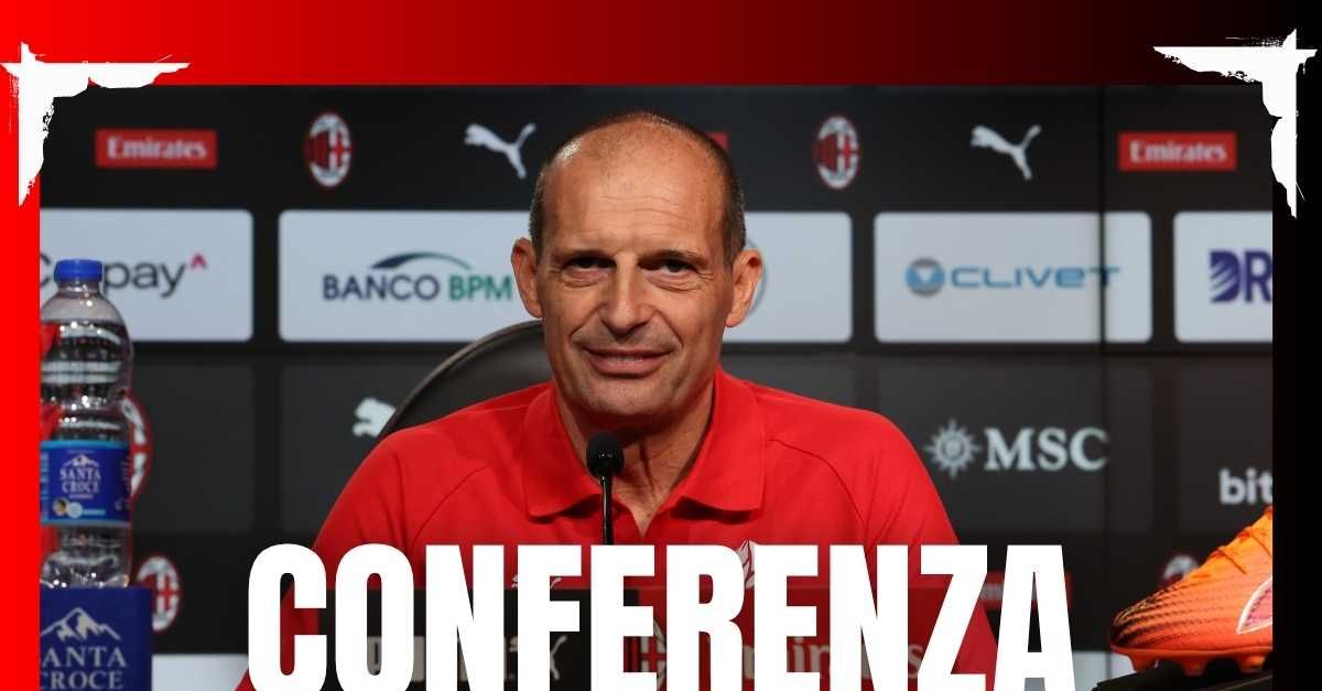 la conferenza stampa di allegri pre milan pisa in diretta live news