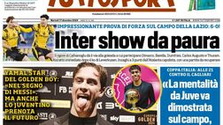 PRIMA PAGINA TUTTOSPORT OGGI: “Buongiorno, che guaio. Due vertebre fratturate, fuori almeno un mese”