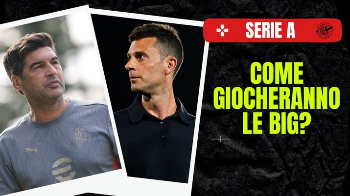 Paulo Fonseca, tecnico del Milan, e Thiago Motta, tecnico della Juventus 04/07/2024 PianetaMilan.it