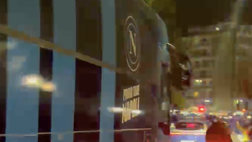 Napoli-Udinese, l’arrivo del pullman degli azzurri al Diego Armando Maradona