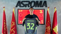 Roma, ufficiale l’arrivo di Vasquez: “Felice di essere qui, ci vediamo allo stadio”