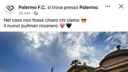 Palermo, cambia look il pullman della formazione di Corini: le immagini