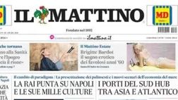 PRIMA PAGINA IL MATTINO OGGI: “Gli azzurri del riscatto”