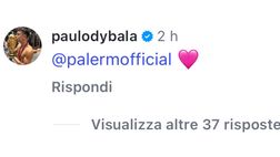 Ex Palermo, Dybala non dimentica i rosanero: il commento sul post della Serie A