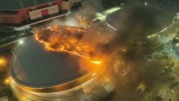 VIDEO – Velodromo di Rio in fiamme: distrutto il tetto dell’impianto olimpico