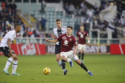 during the Italian Serie A, football match between Torino Fc and Udinese Calcio on 23 December 2023, at Studio Olimpic Grande Torino, Turin, Italy. Photo Nderim Kaceli