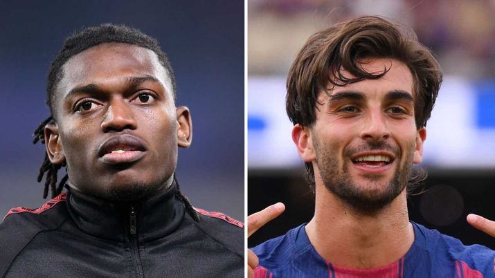 Scambio in vista Leao-Ferran Torres? | News obiettivi calciomercato AC Milan. (Credits Getty Images) Leao e Ferran Torres, attaccanti di Milan e Barcellona