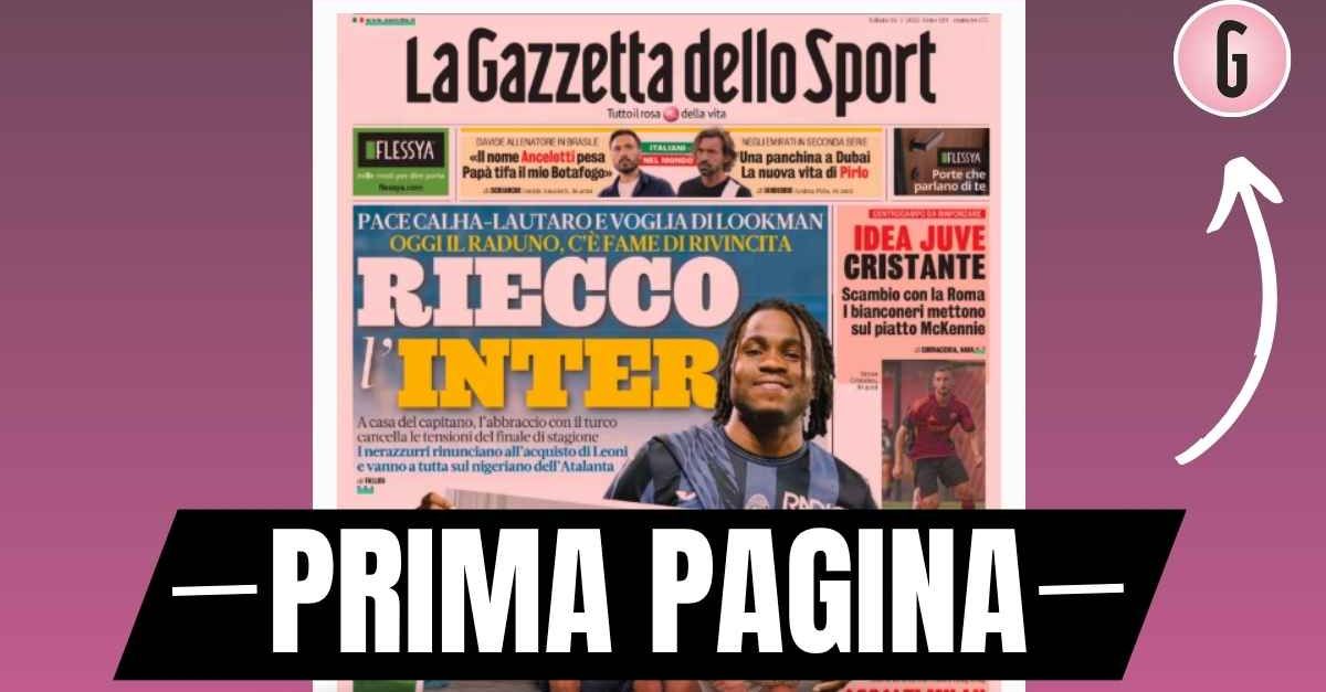 prima pagina gazzetta dello sport assalti milan c8217232 il liverpool jashari 8230