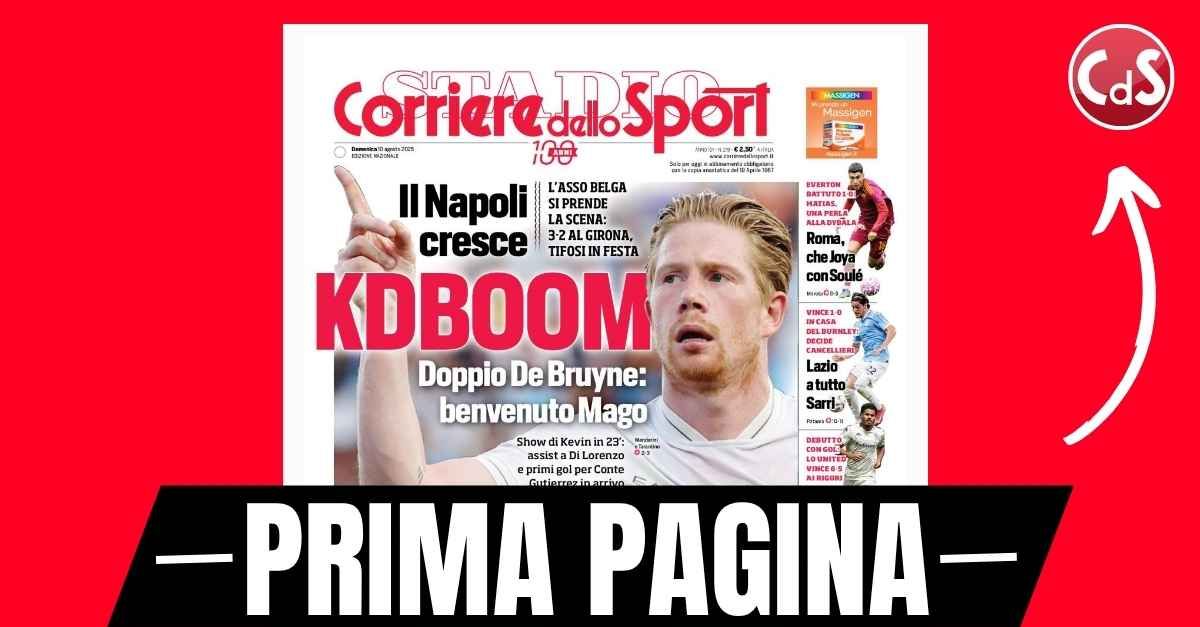 Prima pagina Corriere dello Sport: “Thiaw in Premier. Milan, ora Leoni”