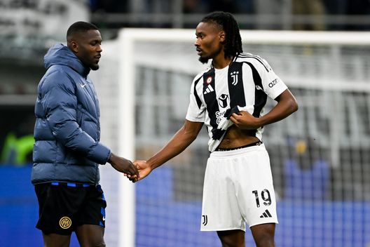I fratelli Thuram, Marcus (Inter) e Kephren (Juventus) (Foto di Daniele Badolato - Juventus FC/Juventus FC via Getty Images) Stéphane Dalmat in ESCLUSIVA: “Inter favorita sul Psg. Pallone d’oro? Lo vince…”- immagine 4
