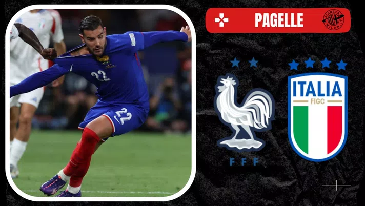 Theo Hernandez Nations League 2024-25 Francia-Italia 1-3
