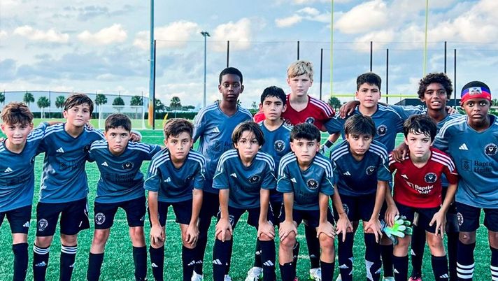 Miami, l’esordio di Thiago Messi: 10 anni, vince e festeggia - immagine 1