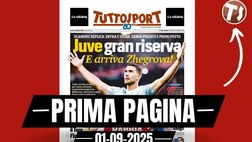 Prima pagina Tuttosport: “Sì al Milan: Rabiot riabbraccia Allegri”