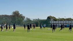 VIDEO Il Napoli si allena alla vigilia della Champions: torello per gli azzurri